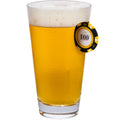 Pahar din sticlă pentru bere cu jeton de poker - 465 ml