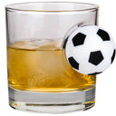 Pahar din sticlă pentru whisky cu minge de fotbal – 300 ml