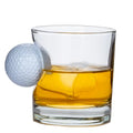 Pahar din sticlă pentru whisky cu minge de golf – 300 ml