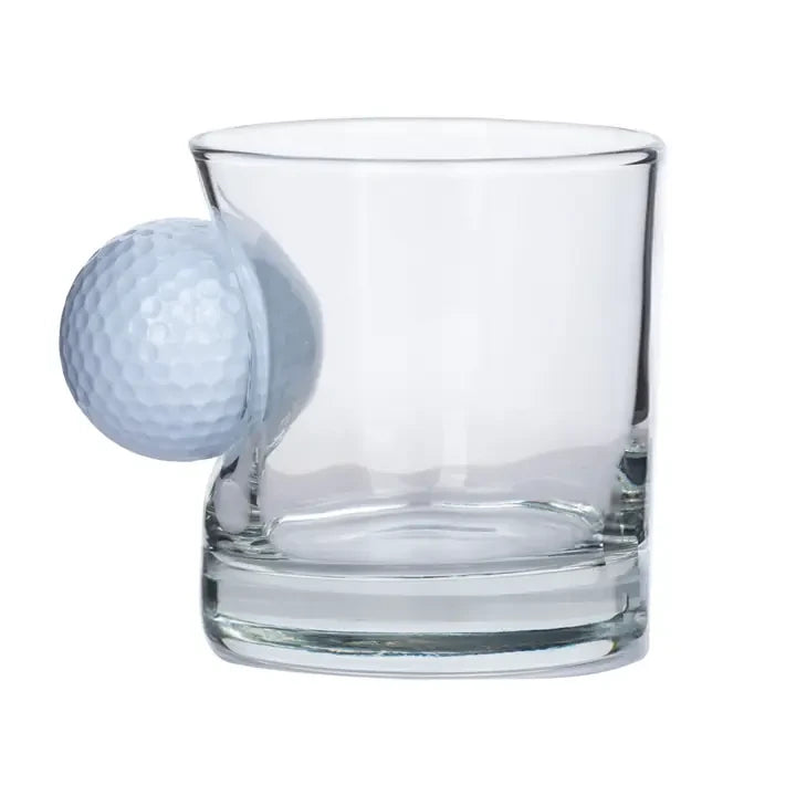 Pahar din sticlă pentru whisky cu minge de golf – 300 ml
