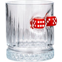 Pahar din cristal pentru whisky Zaruri - 340 ml