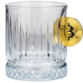 Pahar din cristal pentru whisky Bitcoin - 340 ml